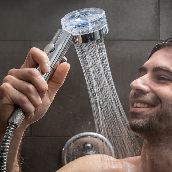 Pommeau de Douche Hélice Haute Pression 2 Filtres Offerts Économique – Pluvia