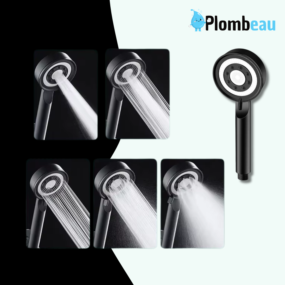 Pommeau de Douche Économe Jet Doux Économies Sans Compromis – Pluvia
