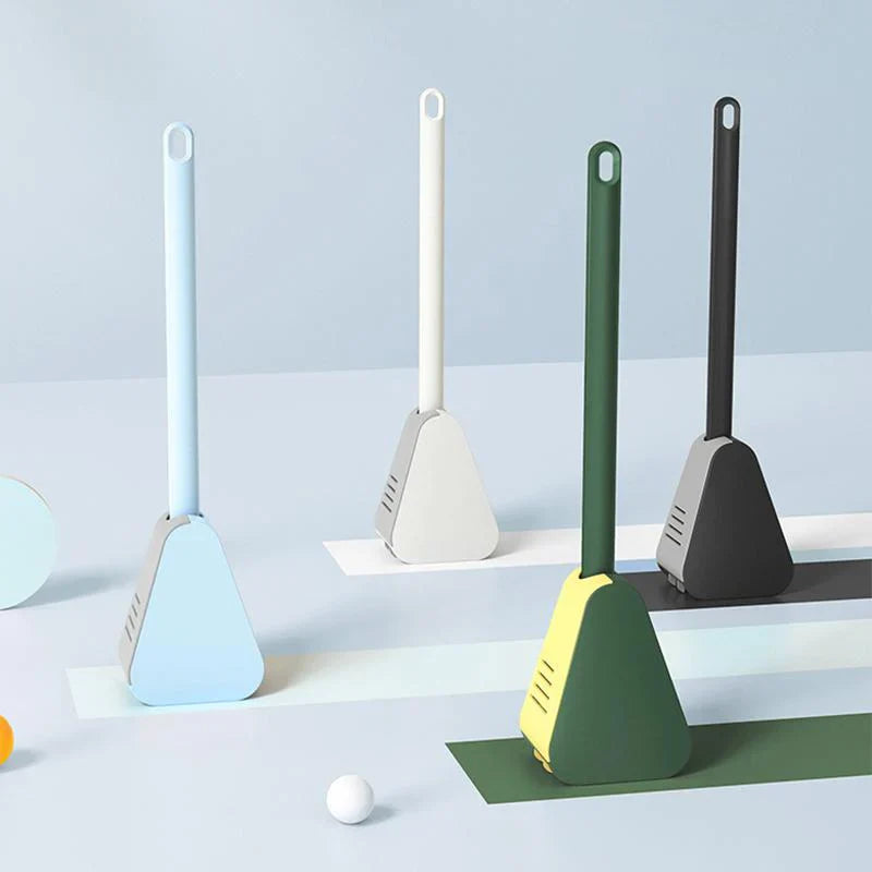 Brosse WC Triangulaire Ergonomique Atteint Tous les Recoins – Netova