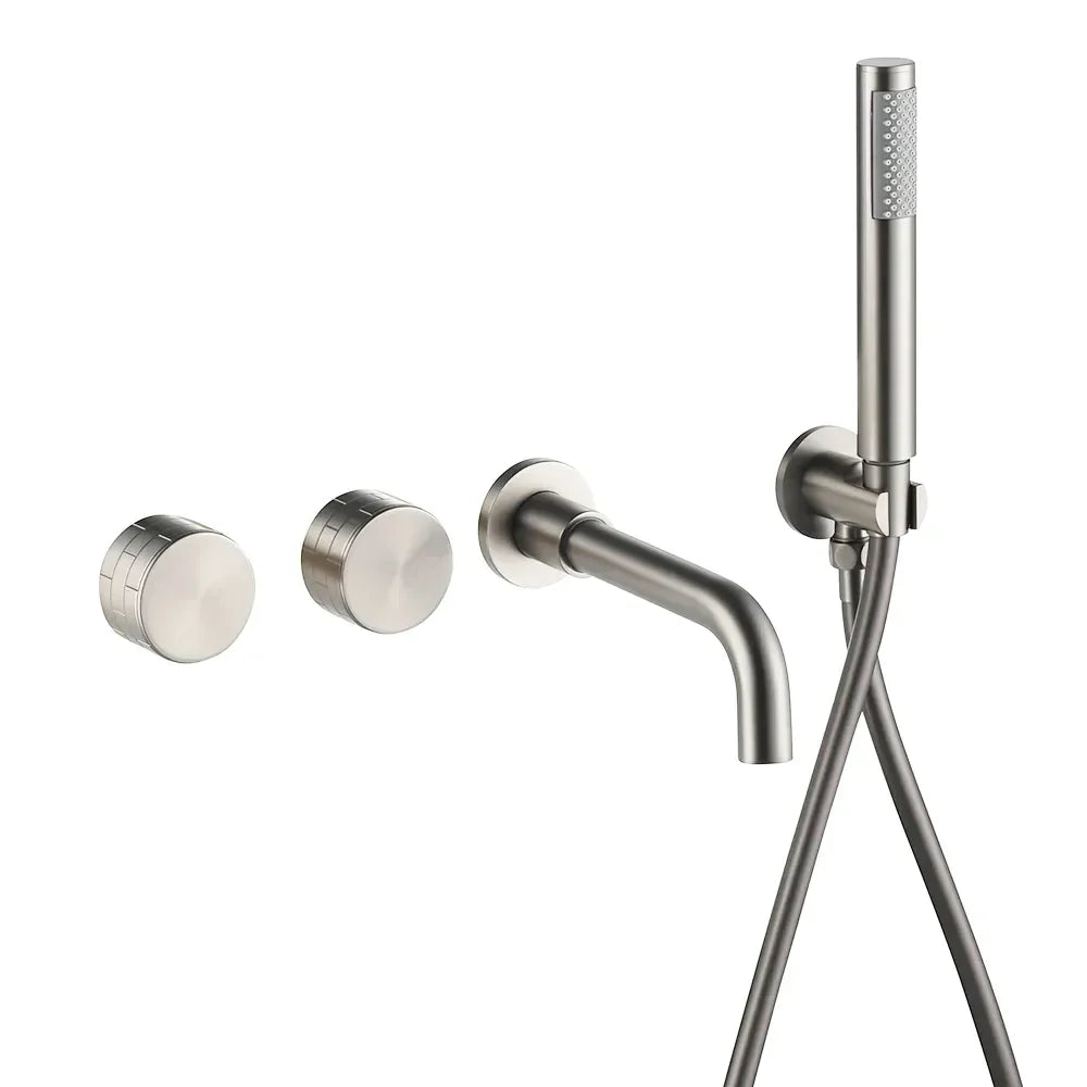 Robinet Baignoire Encastrable Chromé Moderne Pose Discrète – Vertane