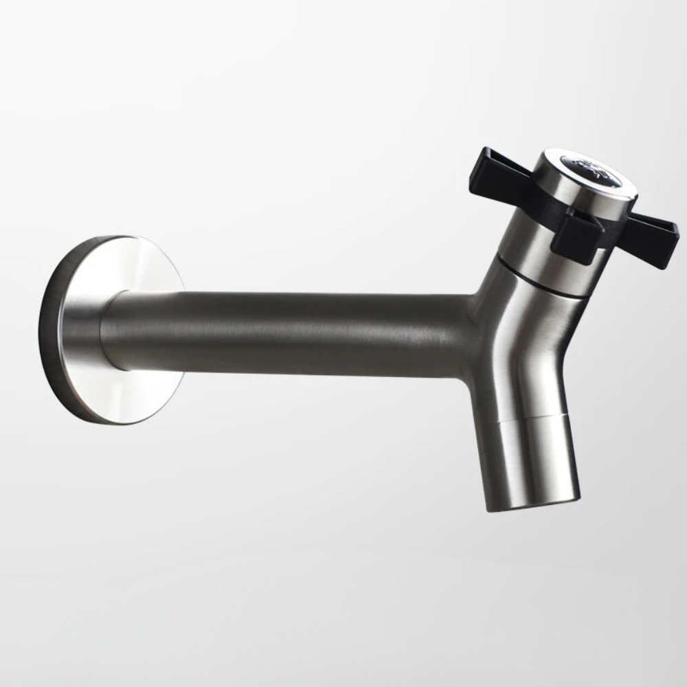 Robinet Extérieur Jardin Chromé Étanche Fixation Facile – Terravia