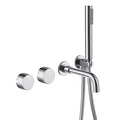 Robinet Baignoire Encastrable Chromé Moderne Pose Discrète – Vertane