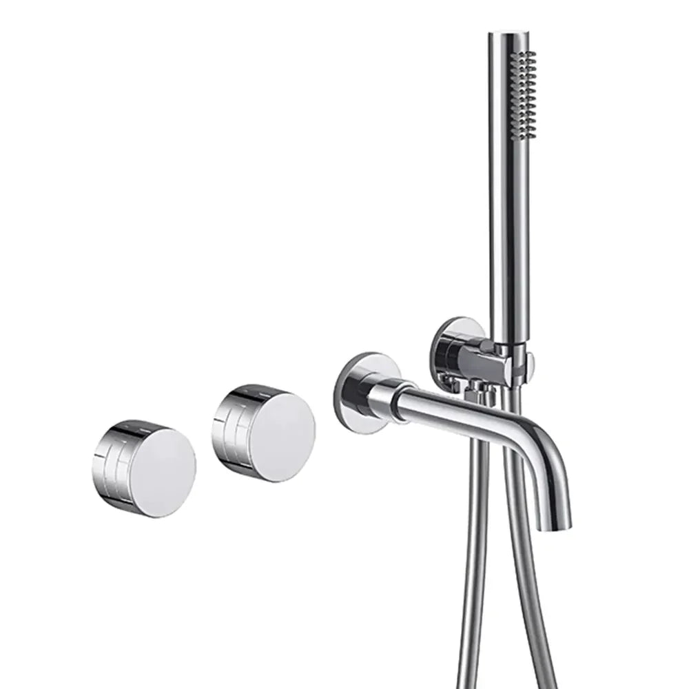 Robinet Baignoire Encastrable Chromé Moderne Pose Discrète – Vertane