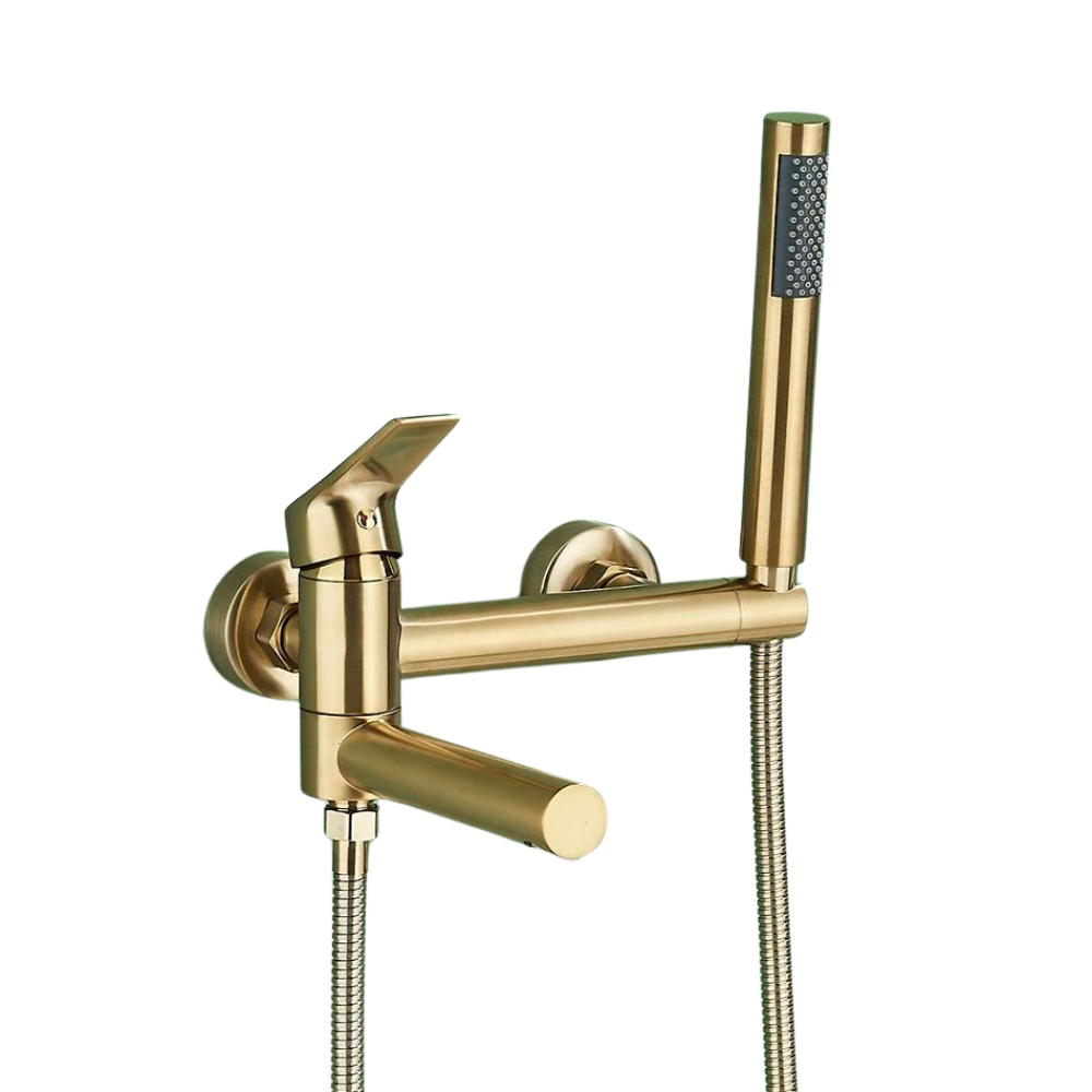 Mitigeur Baignoire Noir Laiton Massif Performance Supérieure – Vertane