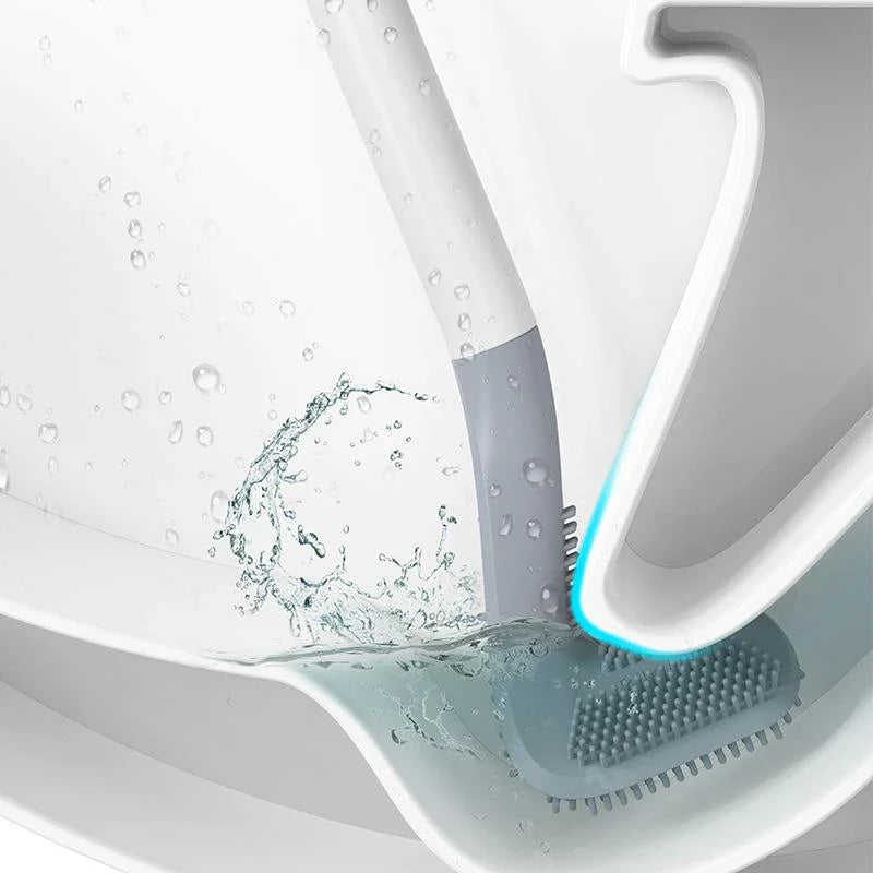 Brosse WC Triangulaire Ergonomique Atteint Tous les Recoins – Netova