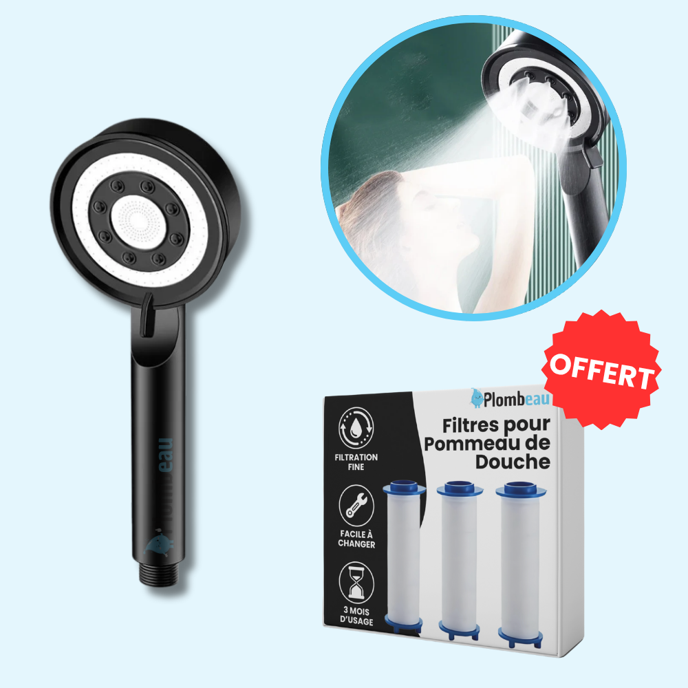 Pommeau de Douche Économe Jet Doux Économies Sans Compromis – Pluvia