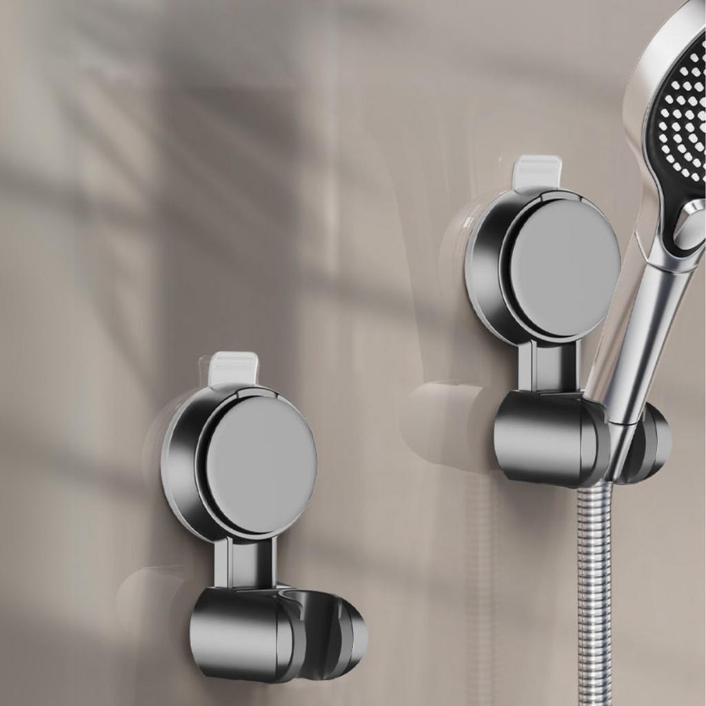 Support Pommeau de Douche à Ventouse Sans Perçage Repositionnable – Pluvia