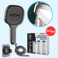 Pommeau de Douche Large Massant Haute Pression Confort Optimal – Pluvia