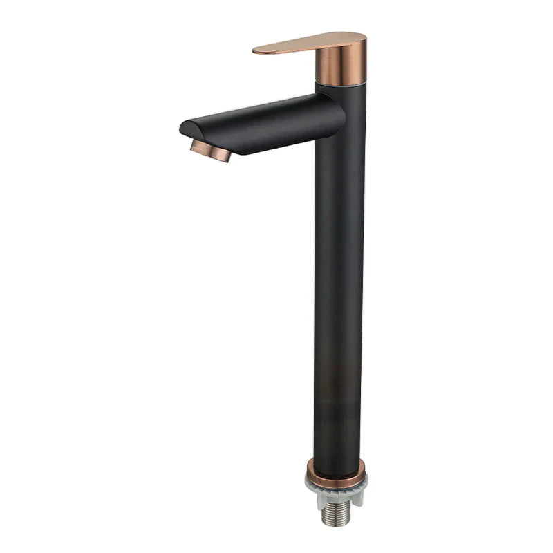 Robinet Vasque Noir Bicolore Contraste Élégant Salle de Bain Moderne – Kaléo