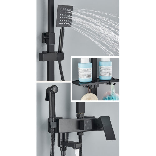 Pommeau de Douche 4-en-1 Quatre Jets pour Chaque Envie – Pluvia