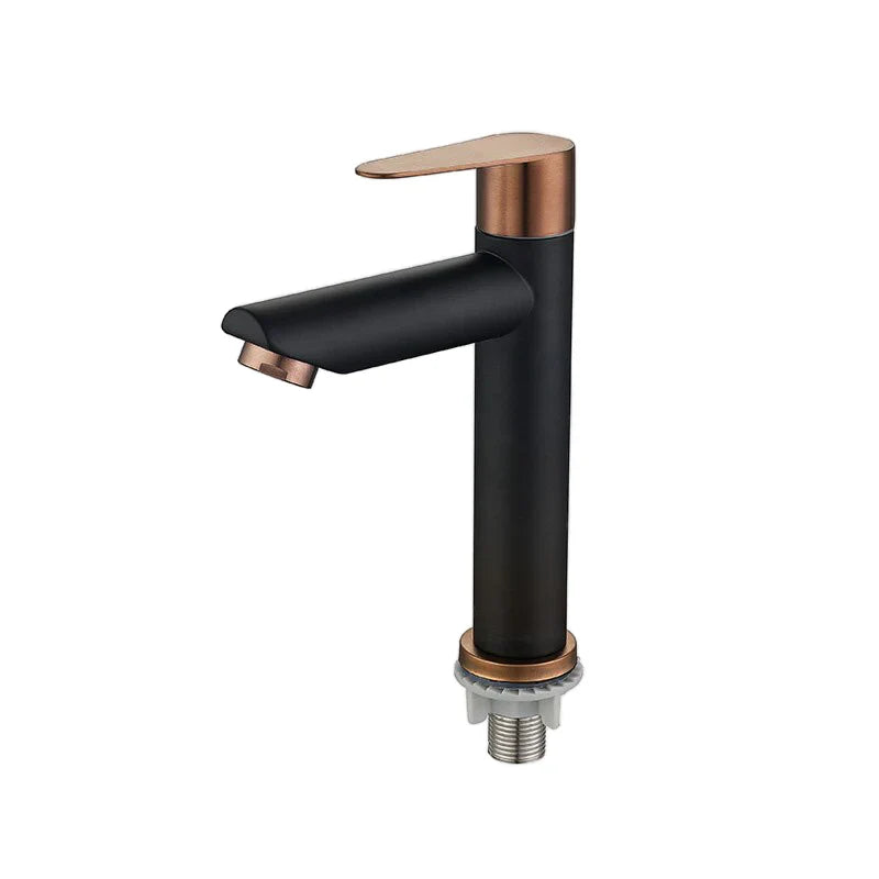 Robinet Vasque Noir Bicolore Contraste Élégant Salle de Bain Moderne – Kaléo