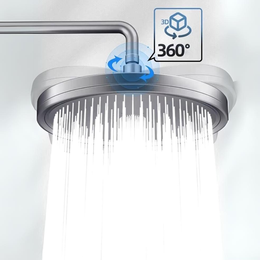 Tête de Douche Moderne Rotation 360° Confort et Élégance – Pluvia