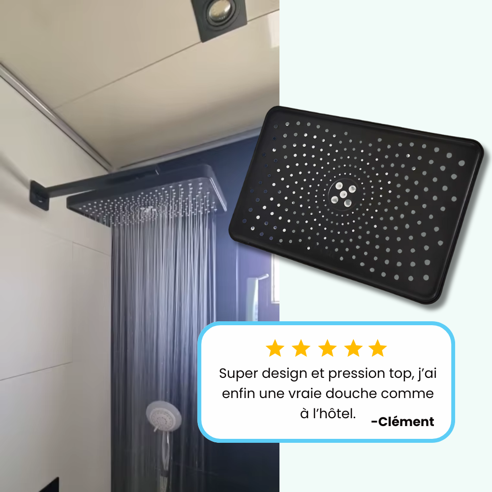 Pommeau de Douche Haute Pression Premium Finition Élégante – Pluvia