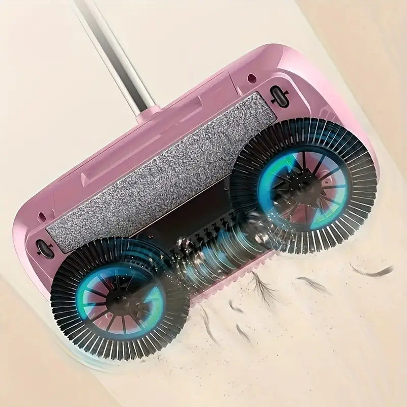 Aspirateur Balai Sans Fil Double Tête Rotative Aspiration Puissante – Netova