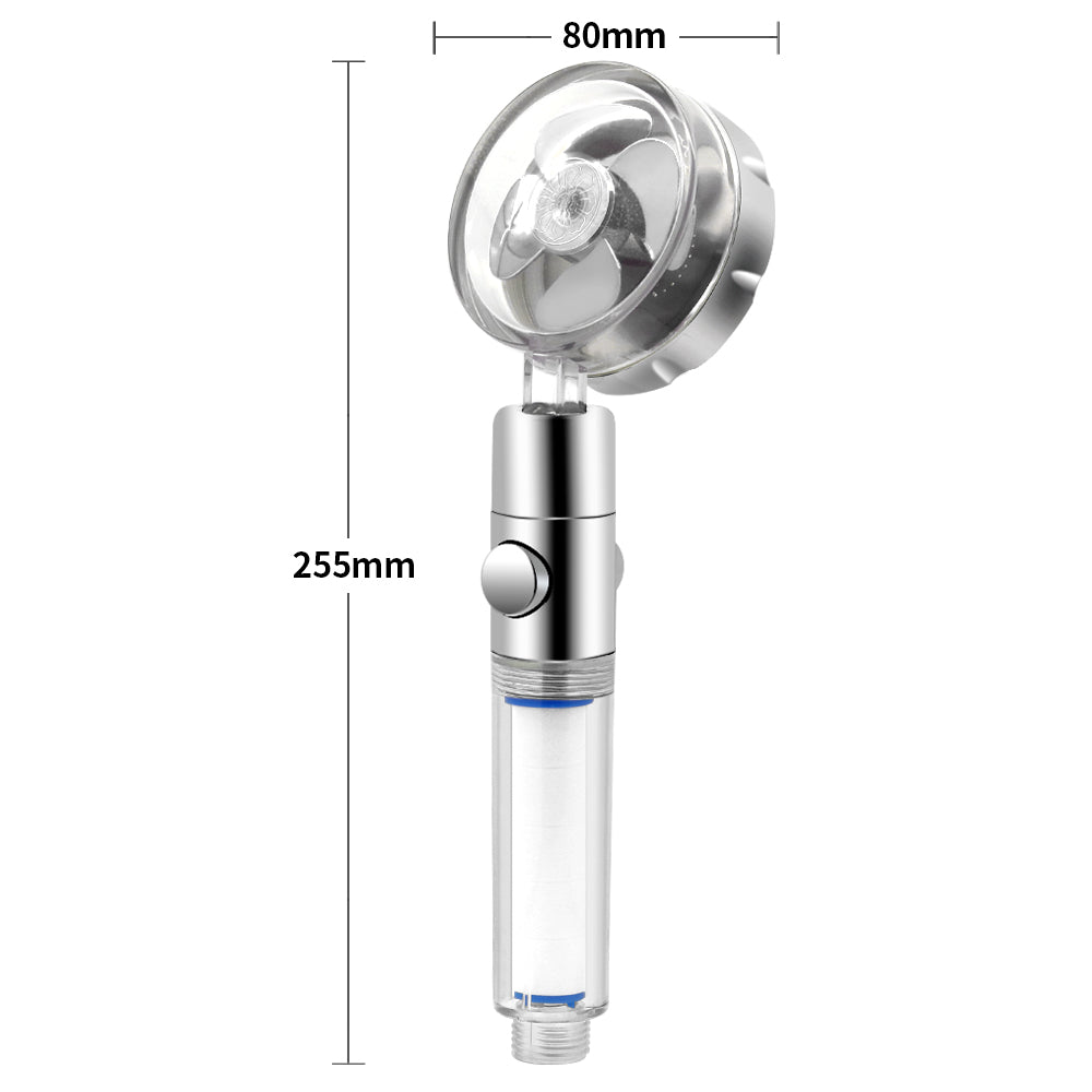 Pommeau de Douche Hélice Haute Pression 2 Filtres Offerts Économique – Pluvia