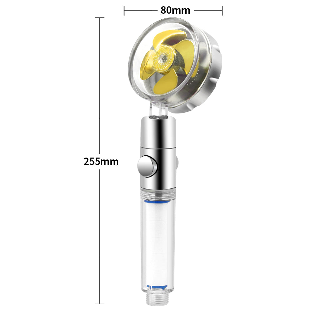 Pommeau de Douche Hélice Haute Pression 2 Filtres Offerts Économique – Pluvia