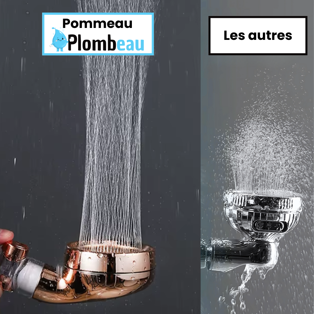 Pommeau de Douche Haute Pression Économique Facture d'Eau Réduite – Pluvia