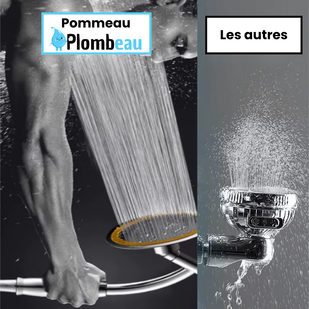 Pommeau de Douche Effet Pluie Jet Relaxant Ambiance Spa – Pluvia