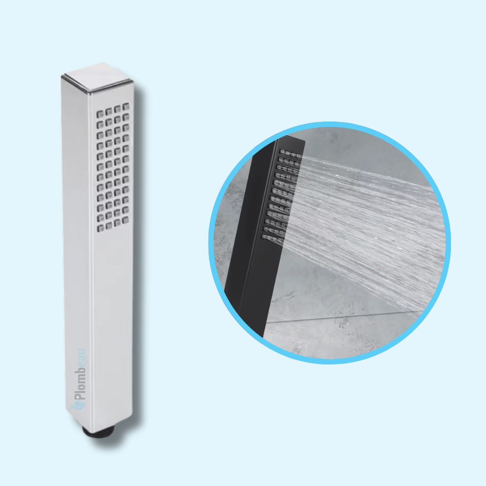 Pommeau de Douche Carré Haute Pression Design Épuré et Puissant – Pluvia