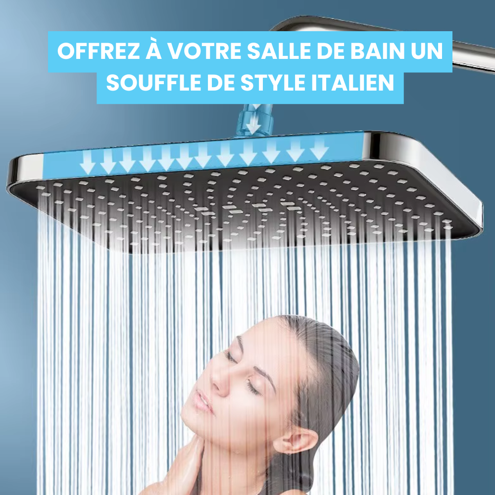 Pommeau de Douche Haute Pression Premium Finition Élégante – Pluvia