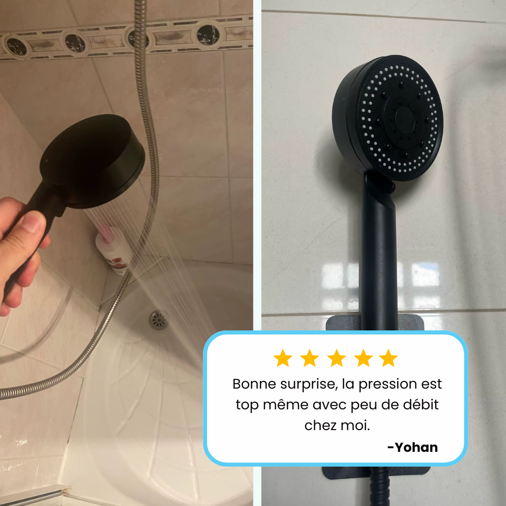 Pommeau de Douche Jet Puissant Confort au Quotidien – Pluvia