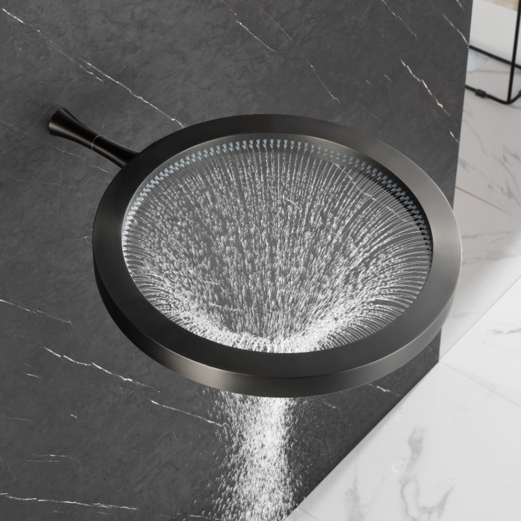 Tête de Douche Pluie Design Futuriste Premium Jet Enveloppant – Pluvia