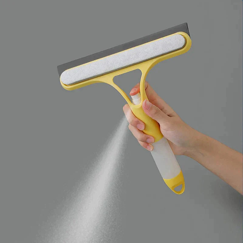 Raclette à Vitres 3-en-1 Lave Racle et Sèche en un Passage – Netova