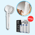 Pommeau de Douche Blanc Économique Design Élégant Salle de Bain – Pluvia
