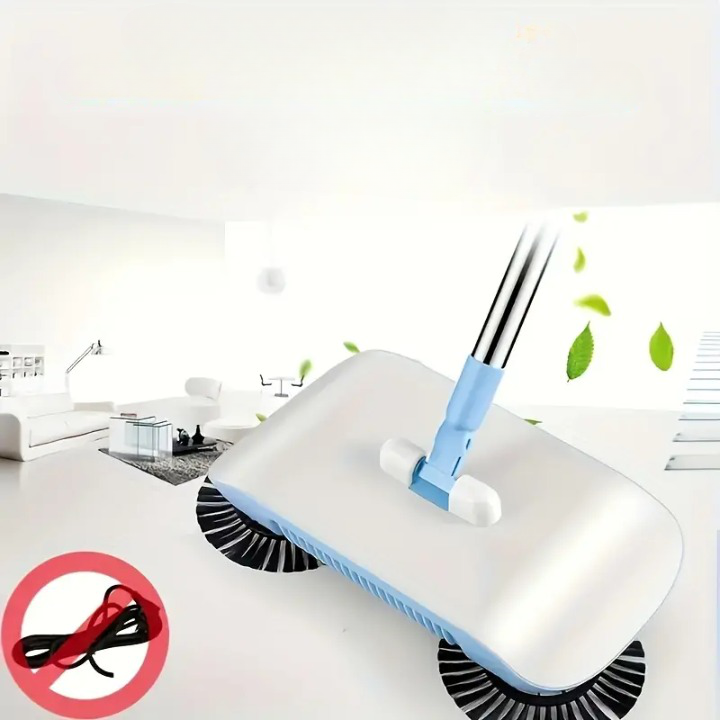 Aspirateur Balai Sans Fil Double Tête Rotative Aspiration Puissante – Netova