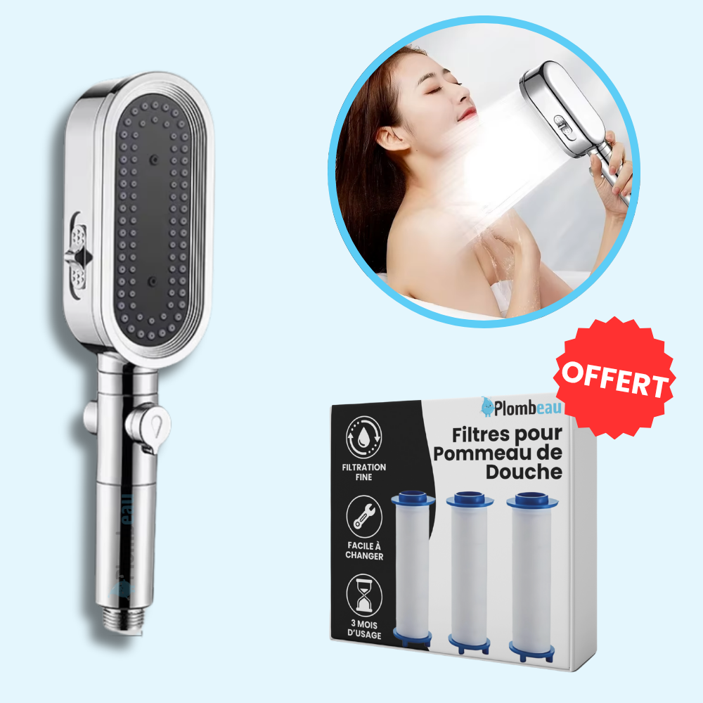 Pommeau de Douche Design Premium Esthétique Moderne Performance Optimale – Pluvia
