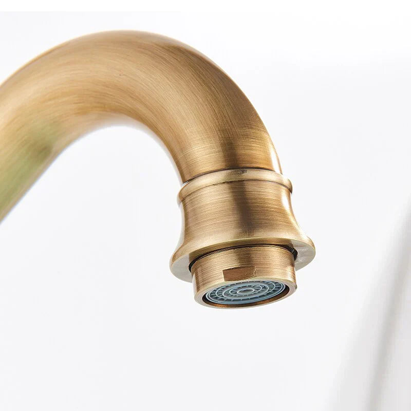 Mitigeur Vasque Doré Laiton Rétro Finition Précieuse Durable – Kaléo