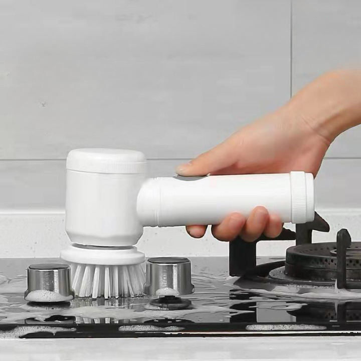 Brosse Électrique 3 Têtes Carreaux Sols et Murs Sans Effort – Netova