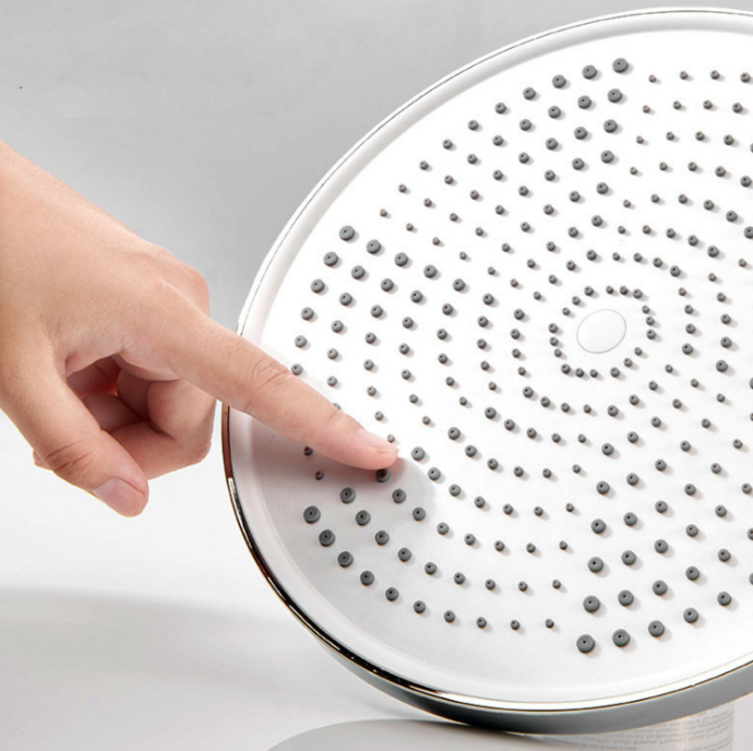 Pommeau de Douche Rond Effet Pluie Diffusion Large Confort Premium – Pluvia