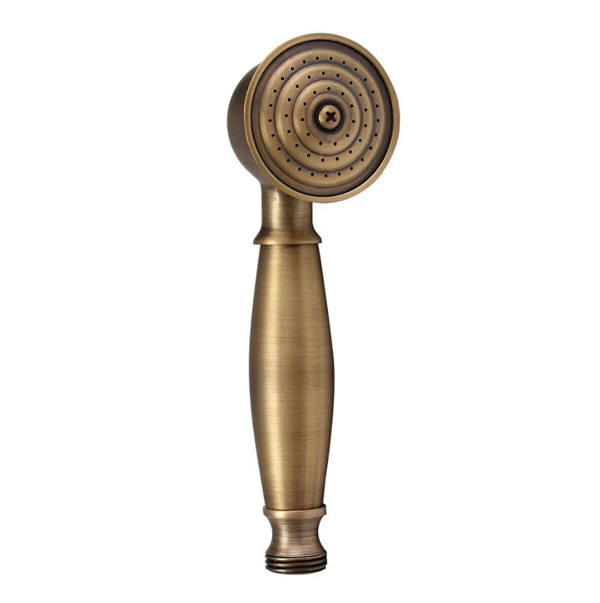 Pommeau de Douche Rétro Laiton Brossé Fin Élégance Vintage Durable – Pluvia
