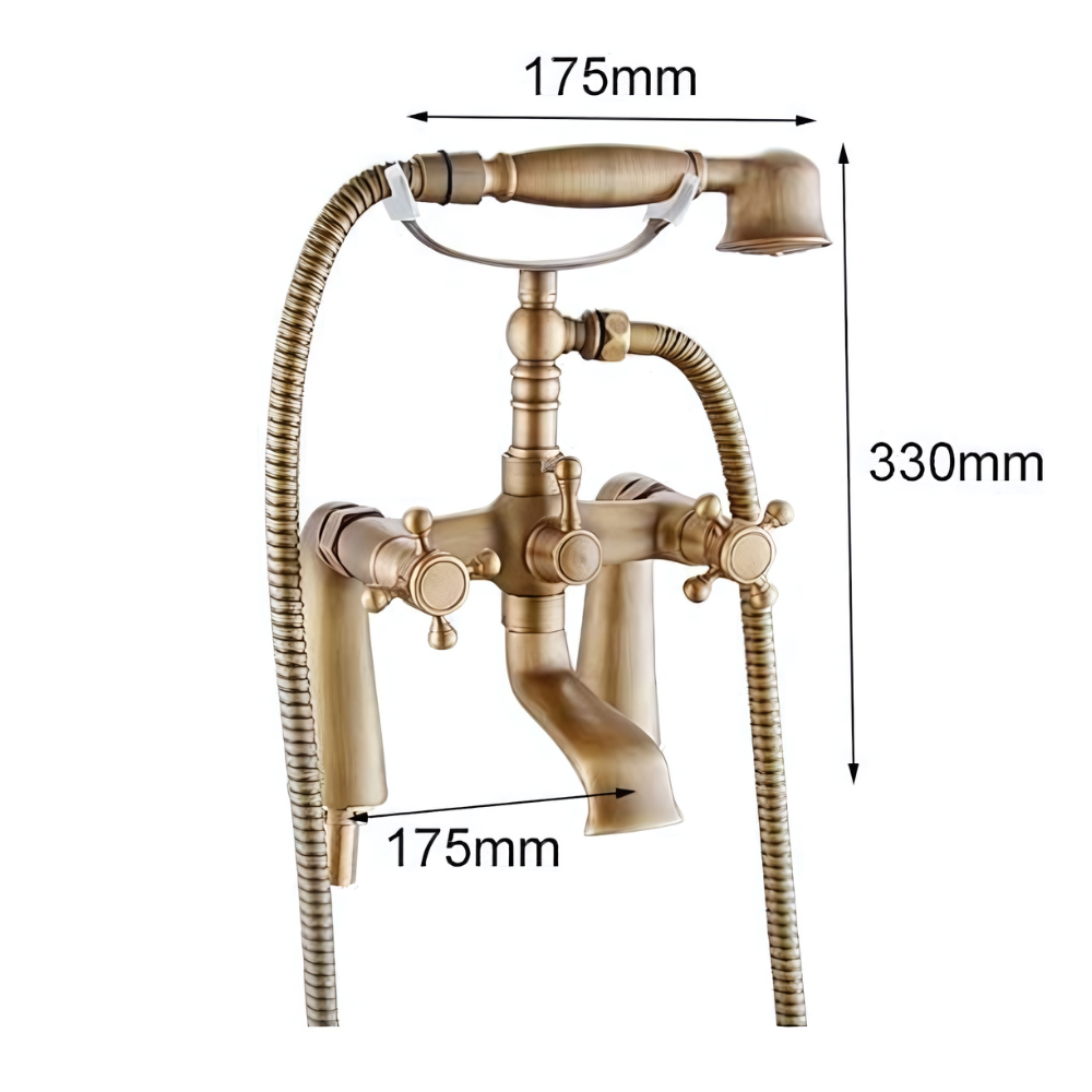 Robinet Baignoire Ancien Mitigeur Raffiné Charme d'Autrefois – Vertane