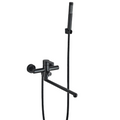 Robinet Baignoire Moderne Noir Design Mitigeur Contemporain – Vertane