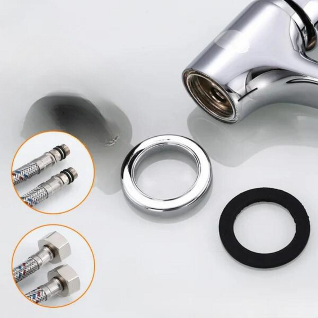 Robinet Lavabo Classique Chromé Finition Brillante Intemporelle – Solvane