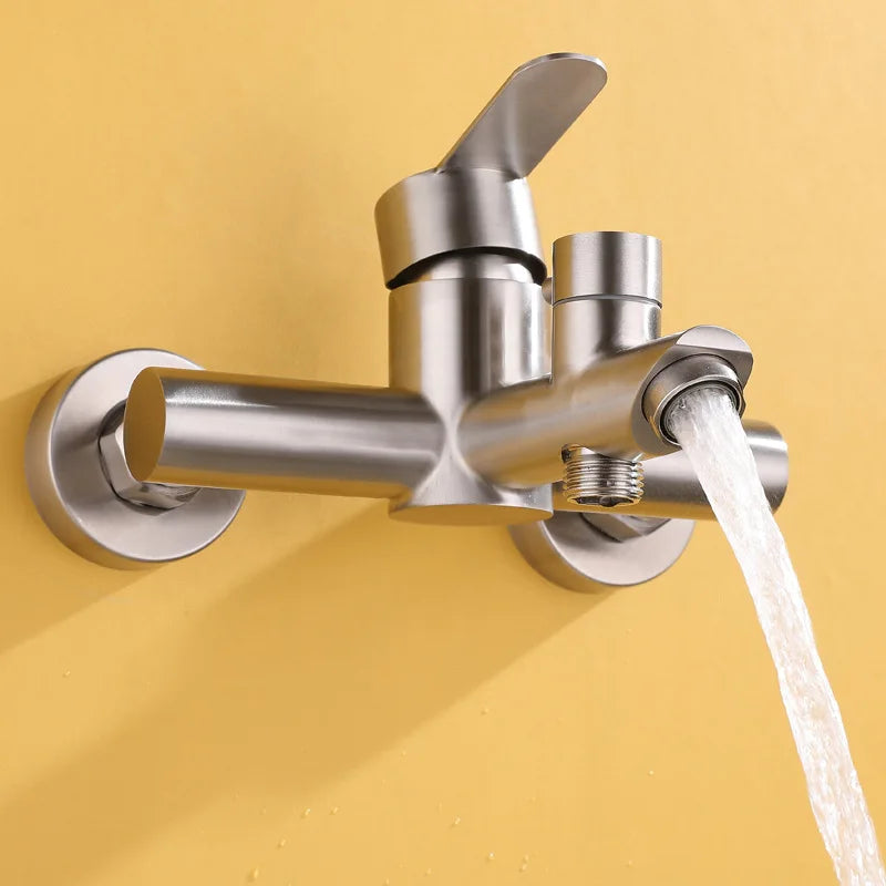 Robinet Mitigeur Baignoire Mural Inox Moderne Anti-Corrosion – Vertane