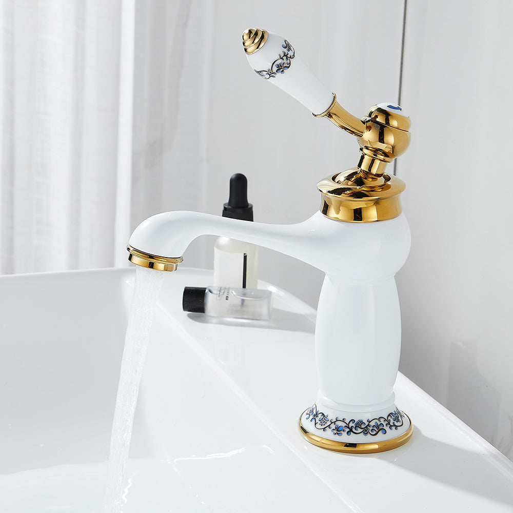 Robinet Salle de Bain Rétro Laiton Design Classique Finition Durable – Solvane