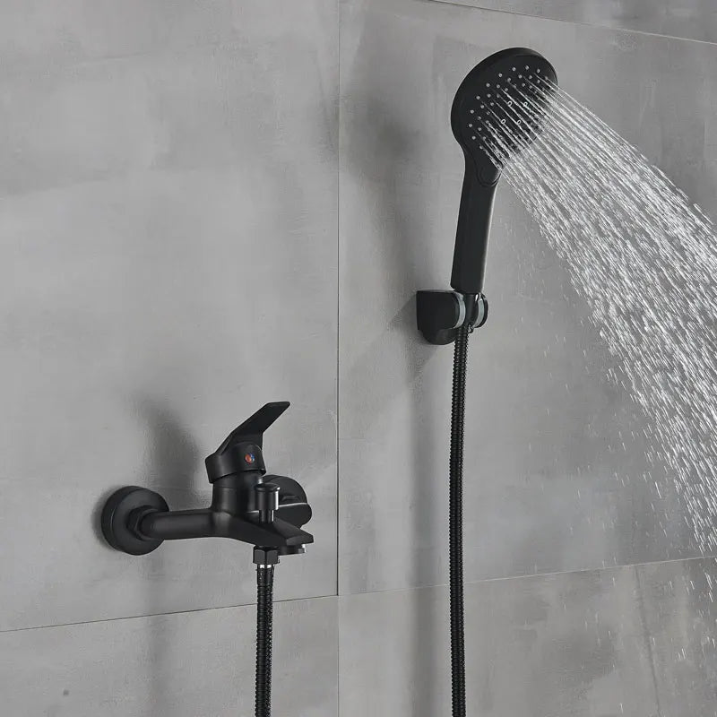 Robinet Baignoire Noir 3 Modes de Jets Bain Sur Mesure – Vertane