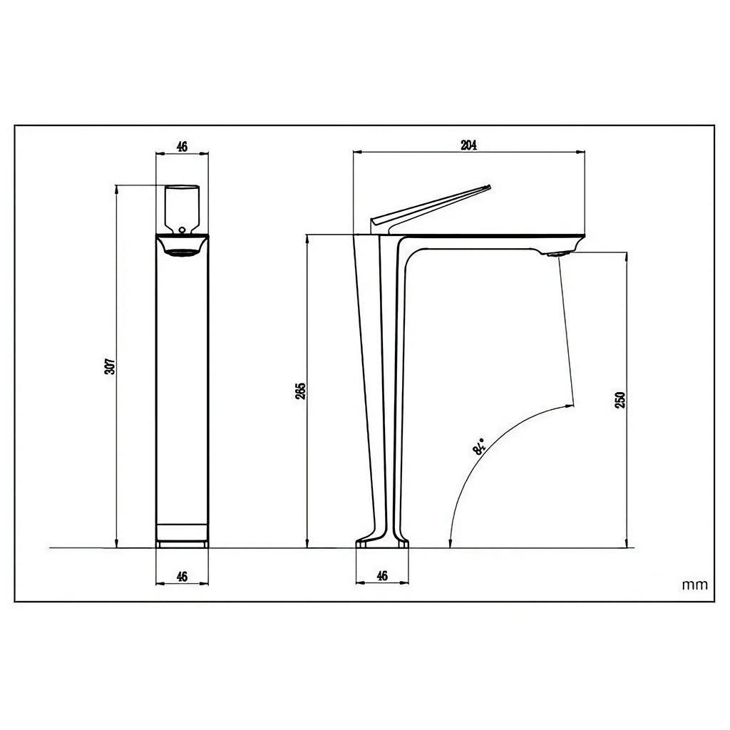 Robinet Vasque Bec Haut Design Moderne Élégance Épurée – Kaléo