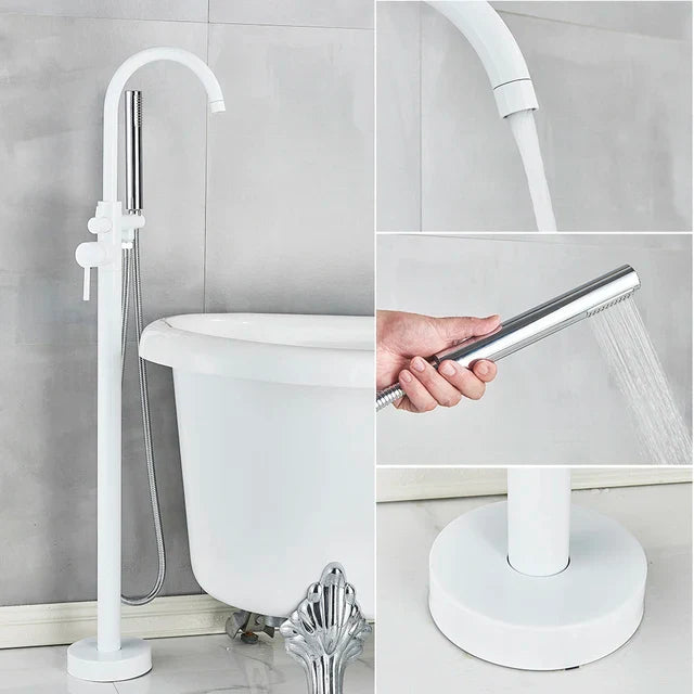 Mitigeur Baignoire Sur Pied Design Contemporain Ligne Épurée – Vertane