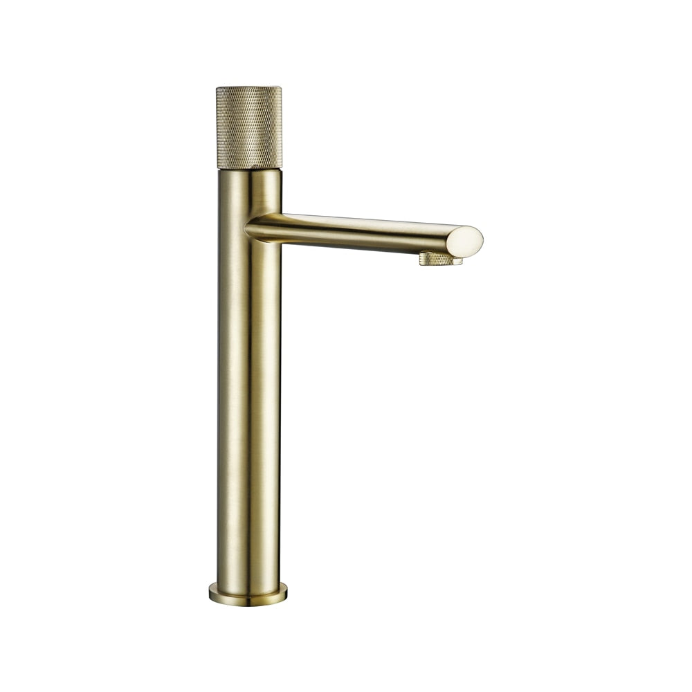 Robinet Vasque Doré Poignée Ronde Élégance Chaleureuse – Kaléo