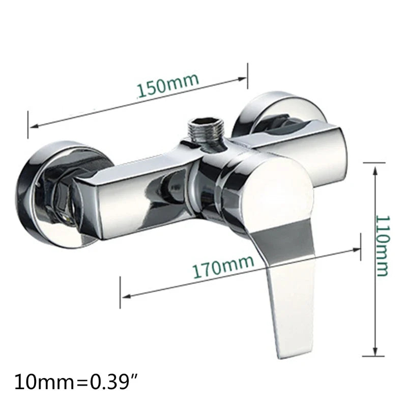 Robinet Mitigeur Douche Classique Contrôle Facile du Débit – Zeltha