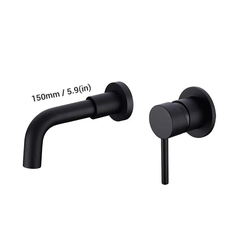 Robinet Mural Salle de Bain Laiton Design Élégant Durable – Solvane