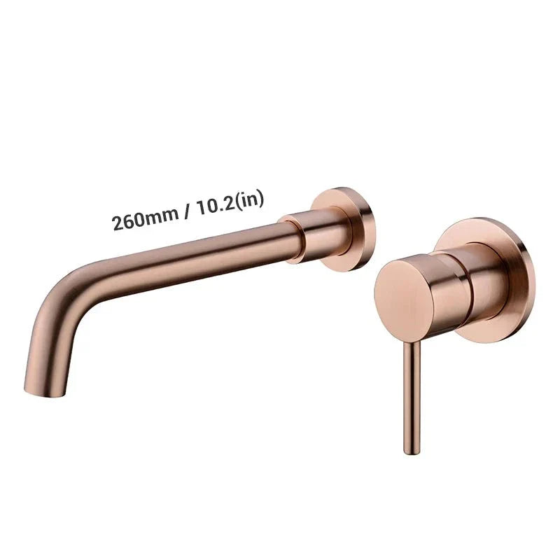 Robinet Mural Salle de Bain Laiton Design Élégant Durable – Solvane