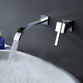 Mitigeur Mural Lavabo Chromé Élégance Contemporaine Vasque Libre – Solvane