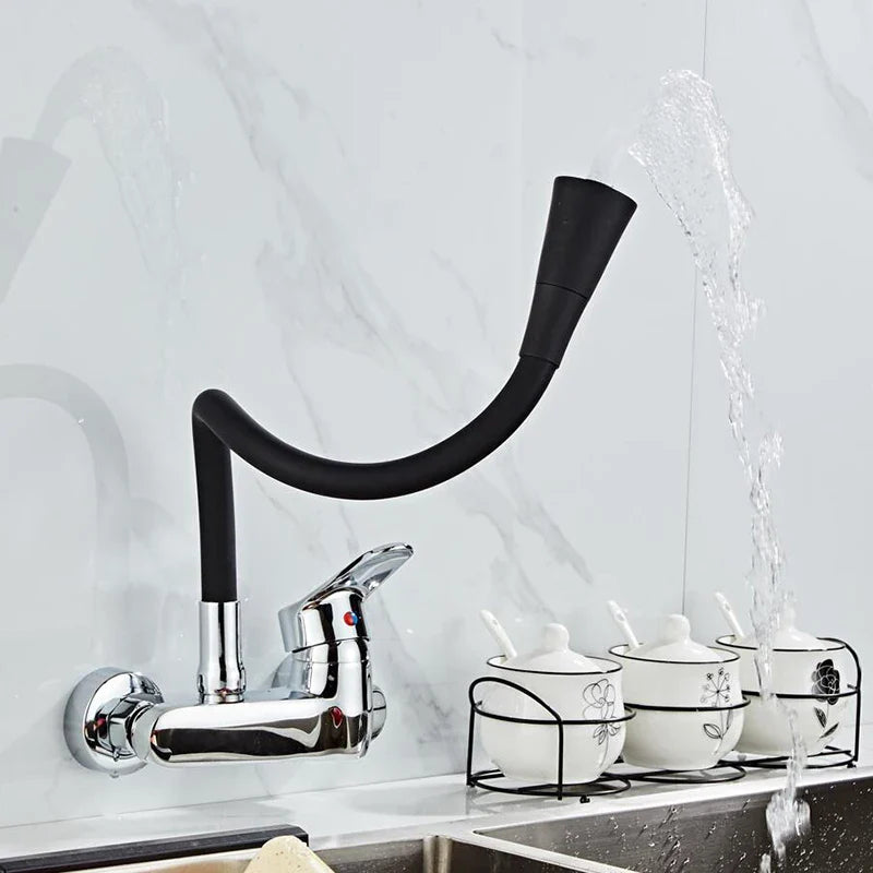 Mitigeur Cuisine Mural Flexible Polyvalent Design Élégant – Cuvéa