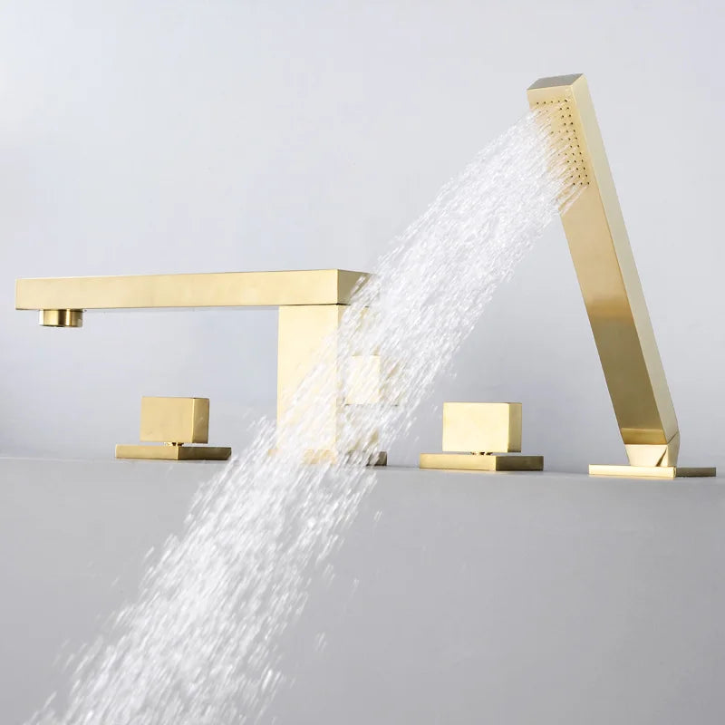 Robinet Baignoire Doré Édition Premium Raffinement et Performance – Vertane