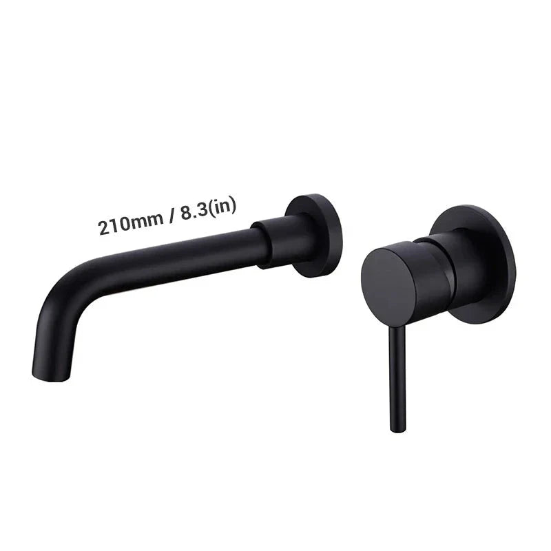 Robinet Mural Salle de Bain Laiton Design Élégant Durable – Solvane